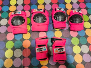 Set de 6 Protecciones para Patines niña