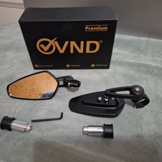 22mm Espejos Retrovisores Moto Bar End VND
