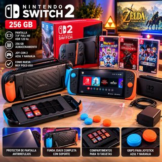 Nintendo Switch 2 + Pack Accesorios Completo