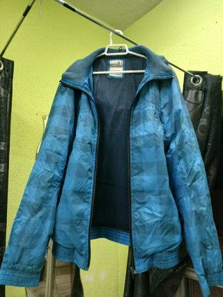 Casaca Pull&Bear Azul Vintage