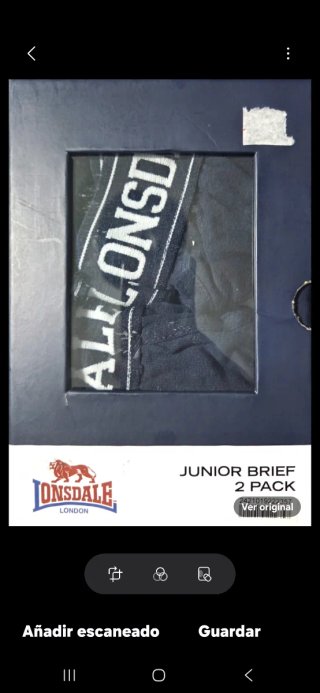 Pack 2 Calzoncillos Lonsdale Niño TALLA 13