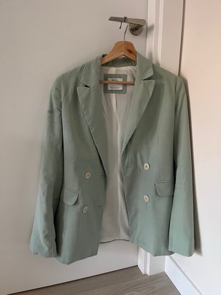Blazer Verde Bershka Talla XS