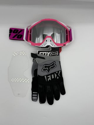 Gafas 100% y Guantes Fox Nuevos 1416