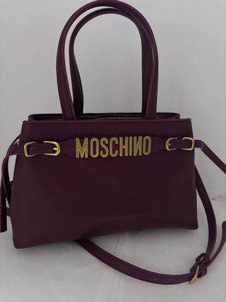 Bolso Moschino Burdeos