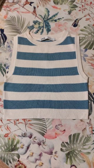 Top de rayas Zara