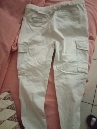 Pantalones Cargo Beige zara