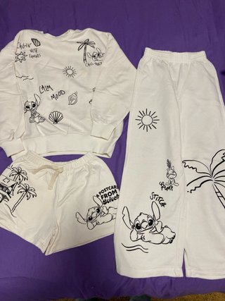 Chándal Stitch 3 piezas Talla 9-10