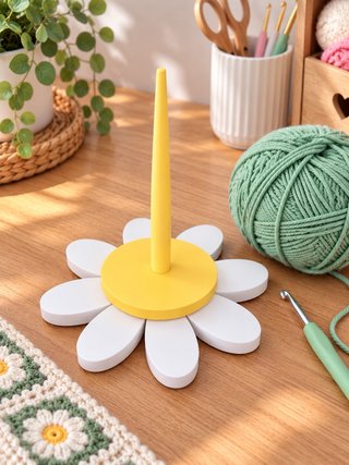 Portaovillos con Diseño de Flor