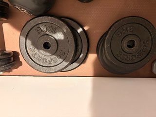 Set de Barra y Discos de Pesas (40kg)