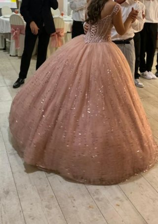 Vestido de Quinceañera Rosa