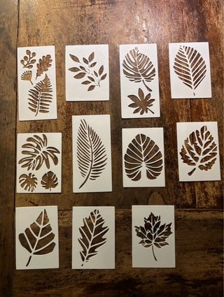 Set de 11 Plantillas de Hojas para Manualidades