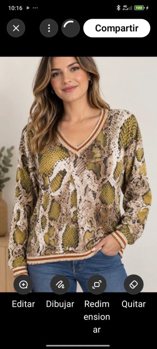 Jersey de Mujer Estampado