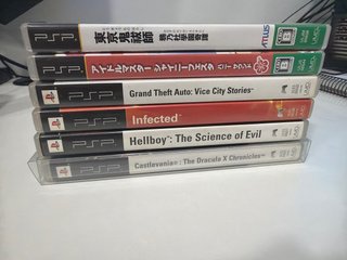 Lote 6 Juegos PSP (4 PAL España, 2 JAP)