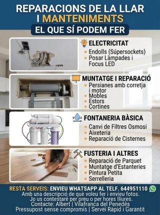 Si algú necessita ajuda  de la llar a hores