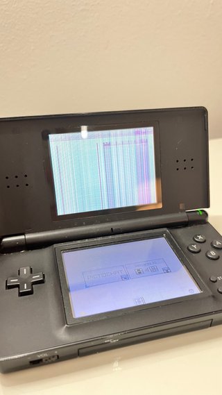 Game Boy DS Lite negra para reparar