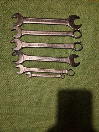 Set de 6 Llaves Combinadas y Fijas