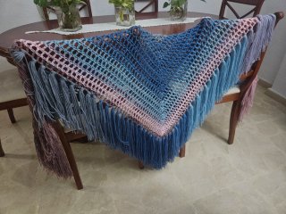Chal Artesanal de Crochet