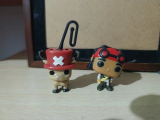 Figuras Kinder Joy One Piece: Usopp y Chopper