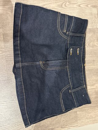 Falda pantalón vaquera azul