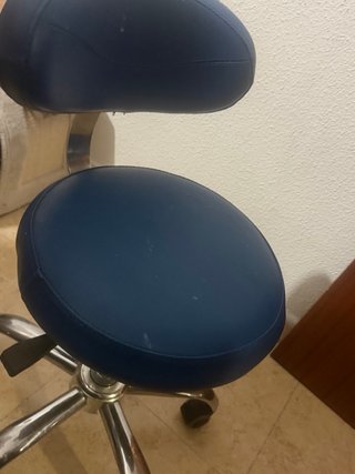 Silla con Ruedas Azul