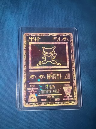 Carta Pokémon Mew Dorada