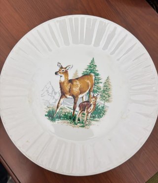 Platos Porcelanit con decoración de animales