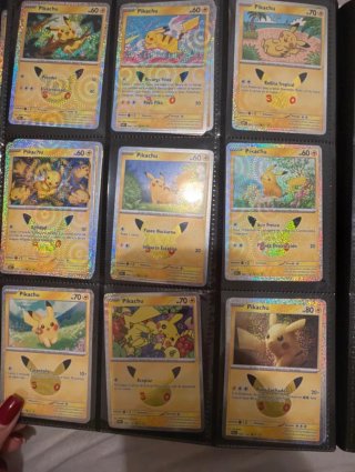 Lote Cartas Pikachu 30 Aniversario