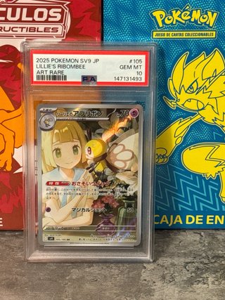 Carta Pokémon Lillie's Ribombee PSA 10