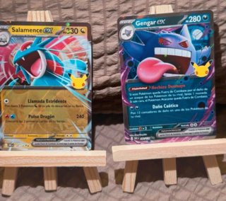 Cartas Pokémon Salamence ex y Gengar ex