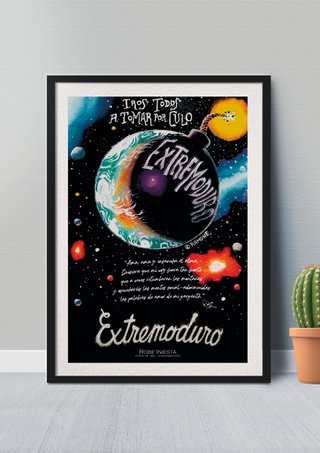 Cuadro "Ama, ama y ensancha el alma" - Extremoduro