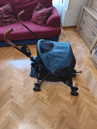 Carrito con ruedas plegable