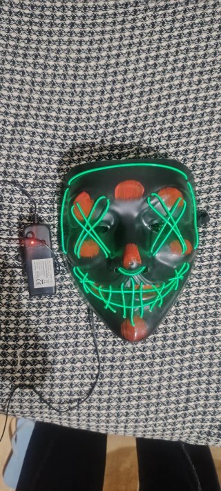 Máscara LED La Purga (Verde Neón)
