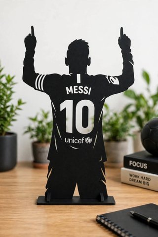 Silueta Decorativa de Mesa Lionel Messi