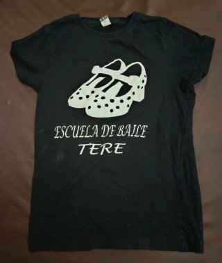 Camiseta Negra Escuela de Baile Tere