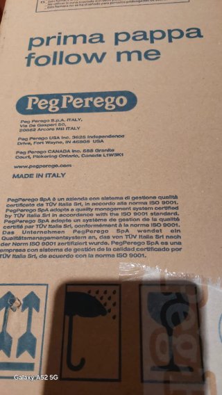 Trona Peg Perego Prima Pappa Follow Me