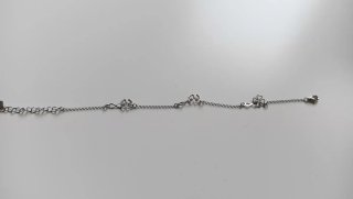 Pulsera tréboles e infinitos Plata de Ley