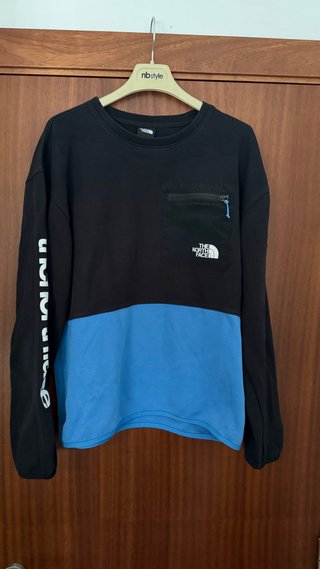 Sudadera The North Face Negra y Azul