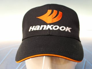 Gorra Hankook. Negra. Algodón bordado.