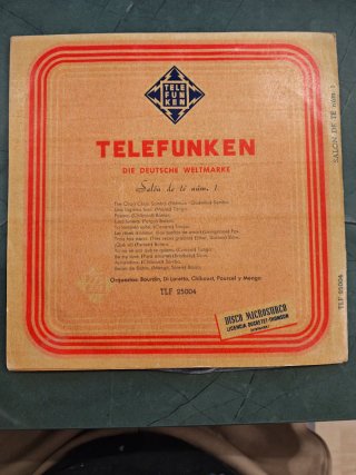 LP 10 Telefunken - Salón de té núm. 1 (1950s)