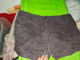 Pantalón corto marrón
