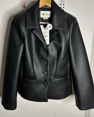 Blazer Mujer Zara Disney Harry Lambert Negra S