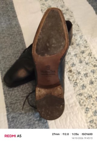 Zapatos de vestir Massimo Dutti negros talla 45