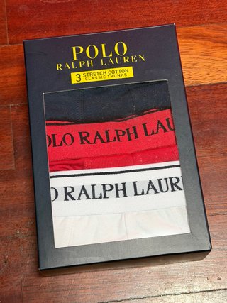 Pack 3 Calzoncillos Polo Ralph Lauren talla XL
