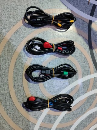 Set de 4 Cables para Compex