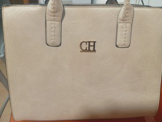 Bolso Grande Carolina Herrera Beige
