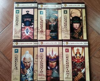 (SI ENVIO) LEYENDA DE LOS CINCO ANILLOS 6 NOVELAS