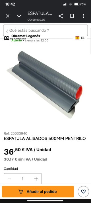 Espátula de Alisado Pentrilo 500mm