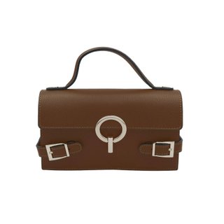 Bolso cartera piel negra 24x14 cm cruzado mano