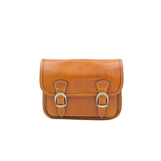 Bolso bandolera piel negra 21x16 cuero cruzado