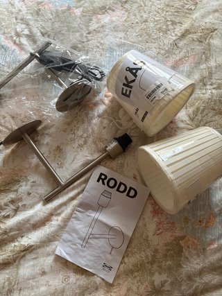 2 Lámparas de Pared IKEA RODD/EKÅS